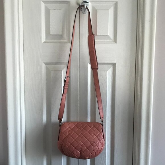Marc by Marc Jacobs Natasha Quilted Pink/Peach Crossbody Bag - Picture 5 of 14